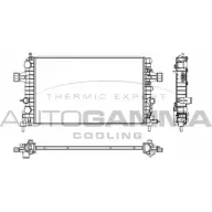 Радиатор охлаждения двигателя AUTOGAMMA 334U 7C7 3850796 W5CPH81 103628
