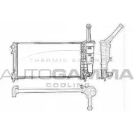 Радиатор охлаждения двигателя AUTOGAMMA 3850922 TSZ43 DV5HY Z 103758