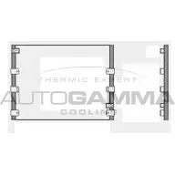 Радиатор кондиционера AUTOGAMMA H1E D30M 3851148 9NLQQ 104001