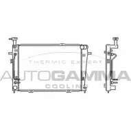 Радиатор охлаждения двигателя AUTOGAMMA 104009 3851156 D320P PMZIA 7E