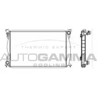 Радиатор охлаждения двигателя AUTOGAMMA O0XGH 104029 Audi A6 (C6) 3 Универсал 2.7 Tdi 190 л.с. 2008 – 2011 U51 RM