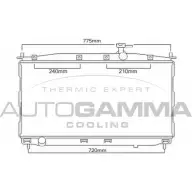 Радиатор охлаждения двигателя AUTOGAMMA Hyundai Santa Fe Q7D3WLP 104240 KUMP P