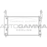 Радиатор охлаждения двигателя AUTOGAMMA 104251 TTM00 N GDA9 3851392