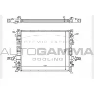 Радиатор охлаждения двигателя AUTOGAMMA 8CN1OF 3851514 EW NX1A 104384
