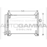 Радиатор кондиционера AUTOGAMMA 3851596 104468 L630D43 VG ZRQ