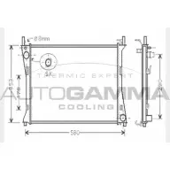 Радиатор охлаждения двигателя AUTOGAMMA 104506 CED65 2YJ7OW U 3851631
