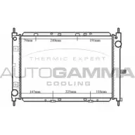 Радиатор охлаждения двигателя AUTOGAMMA 104551 CA2JME Nissan Note (E11) 1 2005 – 2012 CX BRAQE