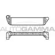 Интеркулер AUTOGAMMA Renault Laguna (BG) 2 Хэтчбек 2.0 dCi (BG14. BG1S) 173 л.с. 2006 – 2007 4QHZ58 104596 Z 4U52G