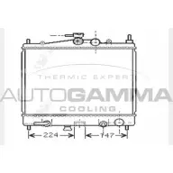 Радиатор охлаждения двигателя AUTOGAMMA 7T9Q9R I 104599 3851724 M789E2