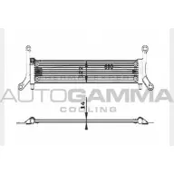 Радиатор охлаждения двигателя AUTOGAMMA 9 UR9TP 3851869 104750 7TWJ3DD