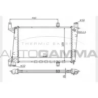 Радиатор охлаждения двигателя AUTOGAMMA 104751 LL 9QFD 3851870 5JUNNY