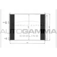 Радиатор кондиционера AUTOGAMMA 104767 Toyota RAV4 LDEE2C 6 KFY7H