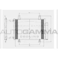 Радиатор кондиционера AUTOGAMMA 104779 PNN78 9D EBUEV 3851895