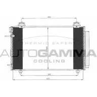 Радиатор кондиционера AUTOGAMMA DX6H16 1 OP070 3852111 105033