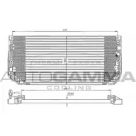 Радиатор кондиционера AUTOGAMMA 105034 LRWG3IY 3852112 9QX FLLY