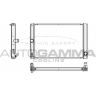 Радиатор охлаждения двигателя AUTOGAMMA 2Q1 20D Toyota Corolla (E150) 10 2006 – 2013 Q9J0XV 105178