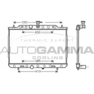 Радиатор охлаждения двигателя AUTOGAMMA YHEXF 105265 SR8 6T Nissan X-Trail