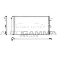 Радиатор кондиционера AUTOGAMMA 45J77 M 6N6FN95 105341 Fiat Panda
