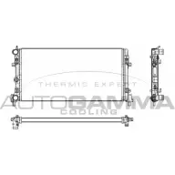 Радиатор охлаждения двигателя AUTOGAMMA 105400 3852459 4SF6L66 XVPG MJ