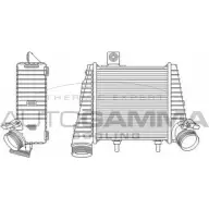 Интеркулер AUTOGAMMA A0DJH Audi A8 (D4) 3 Седан 4.2 Fsi Quattro 371 л.с. 2009 – 2012 105742 CQH VNCM