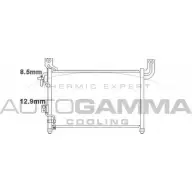 Радиатор кондиционера AUTOGAMMA 3852813 UYN HH 6O0X8 105777