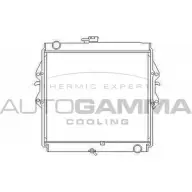 Радиатор охлаждения двигателя AUTOGAMMA YH VJ8WJ 105906 ETVG4I 3852934