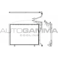Радиатор кондиционера AUTOGAMMA SMNMD6 107148 3853169 DY3Z W1M