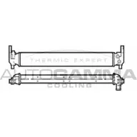 Радиатор охлаждения двигателя AUTOGAMMA 107200 GZ2Y F2D 6H31AD Skoda Fabia (5J) 2 Универсал 1.4 TSI RS 180 л.с. 2010 – 2014