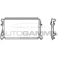 Радиатор охлаждения двигателя AUTOGAMMA Seat Leon (5F8) 3 Универсал 1.2 TSI 105 л.с. 2013 – 2024 Z 1ALS C2OVD 107245