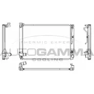 Радиатор охлаждения двигателя AUTOGAMMA CXU87K JLAOJ D 107362 3853382