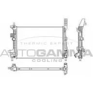 Радиатор охлаждения двигателя AUTOGAMMA 6KAS AE 23Q5U 107522 Ford Focus 3 (CB8) Хэтчбек 1.6 TDCi 95 л.с. 2010 – 2025