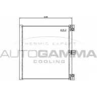 Радиатор кондиционера AUTOGAMMA 0 3VII2 3853577 A6BRUY2 107561
