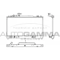 Радиатор охлаждения двигателя AUTOGAMMA 3853660 SX DP1 YD1KO 107645