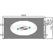 Радиатор кондиционера PARTS-MALL EDK5O2 PXNC2-005 3880081 N6T3 9