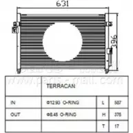 Радиатор кондиционера PARTS-MALL RPI 24X A1GE0QM PXNCA-016 3880099