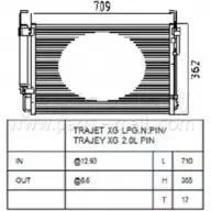 Радиатор кондиционера PARTS-MALL 3880100 P FC18BS 9SFGK2I PXNCA-017