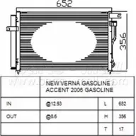 Радиатор кондиционера PARTS-MALL G3J 30 NGUC2IZ 3880127 PXNCA-090