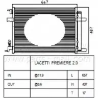 Радиатор кондиционера PARTS-MALL JH2 Z9YX LEX6DV PXNCC-044 3880184
