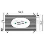 Радиатор кондиционера PARTS-MALL TK4AEQL 3880270 UFW AZ1 PXNCX-010Z