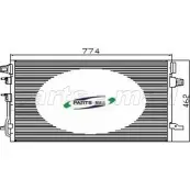 Радиатор кондиционера PARTS-MALL R R1TC Chrysler Voyager 4 (RG, RS) Минивэн PXNCX-017D QWLWW