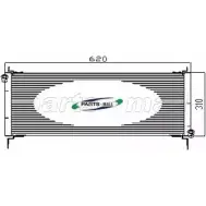 Радиатор кондиционера PARTS-MALL 3880273 R 5V3A PXNCX-022G QDU3EI1