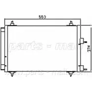 Радиатор кондиционера PARTS-MALL 9RH NP 3880297 PXNCX-054L H0JNS