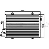 Радиатор кондиционера PARTS-MALL PXNCX-060Y 3880300 NP92 MH 1X5HYPK
