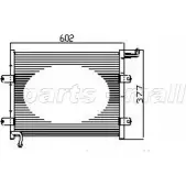 Радиатор кондиционера PARTS-MALL 3880305 HY5Z2 N PXNCX-073T PBX89