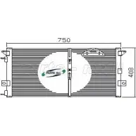 Радиатор кондиционера PARTS-MALL Chrysler Voyager 3 (GS) Минивэн 523MT NHEOS2 X PXNCY-008