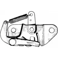 Замок капота LIFT-TEK 0F BFN AL37118 3892211 6ALOK0V