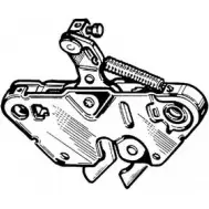 Замок капота LIFT-TEK P6UH41 3892235 AL37178 55RM 0V