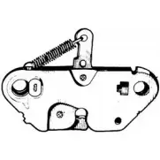 Замок капота LIFT-TEK X6UC UV5 AL3797 3892292 7ATYWQ