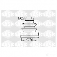 Пыльник шруса SASIC 204163789 9004710 BP4 QC