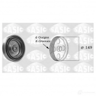 Шкив коленвала SASIC H IQ113B 2150019 2132382 3660872409331